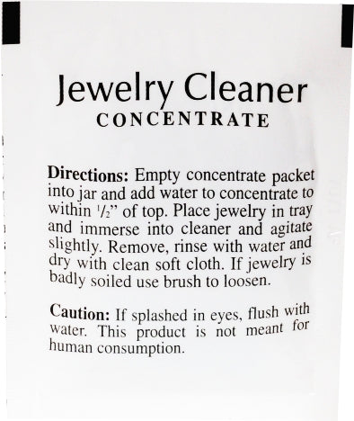 Gem and Jewelry Cleaner Concentrate (4 packets)
