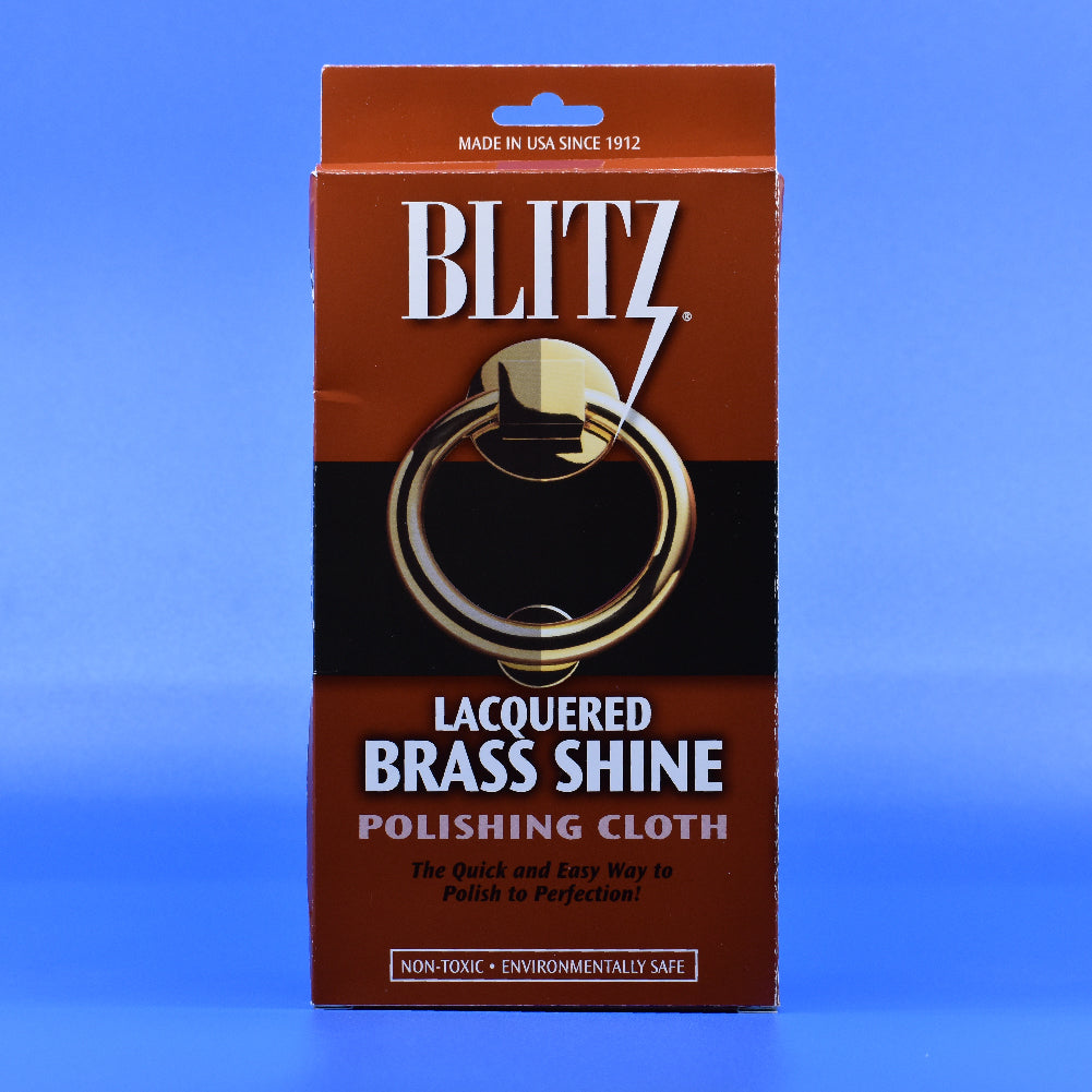 Blitz Lacquered Brass Care Cloth